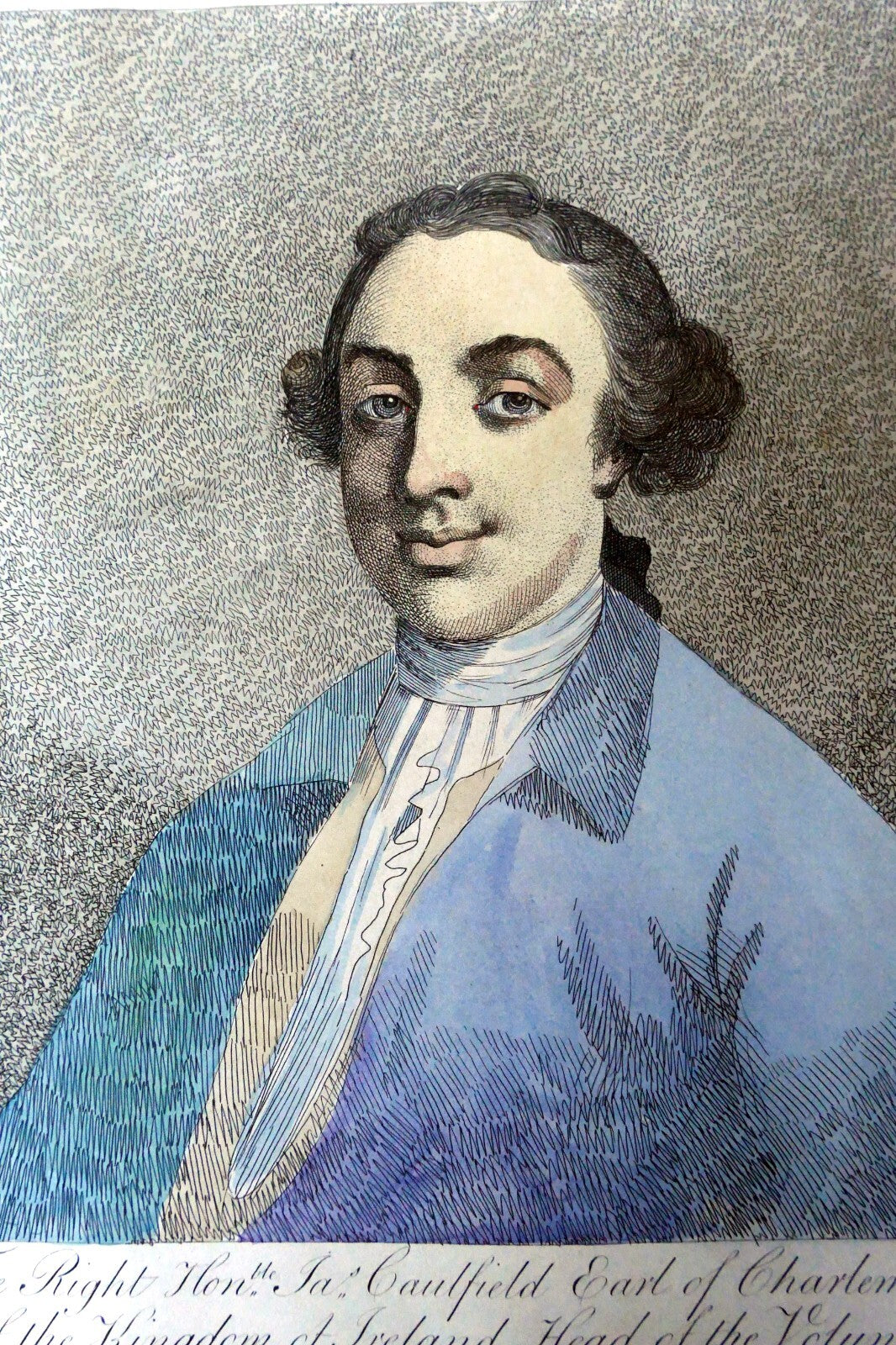 Antique Print - JAMES CAULFIELD-EARL OF CHARLEMONT-HAYNES-HOGARTH - 1782