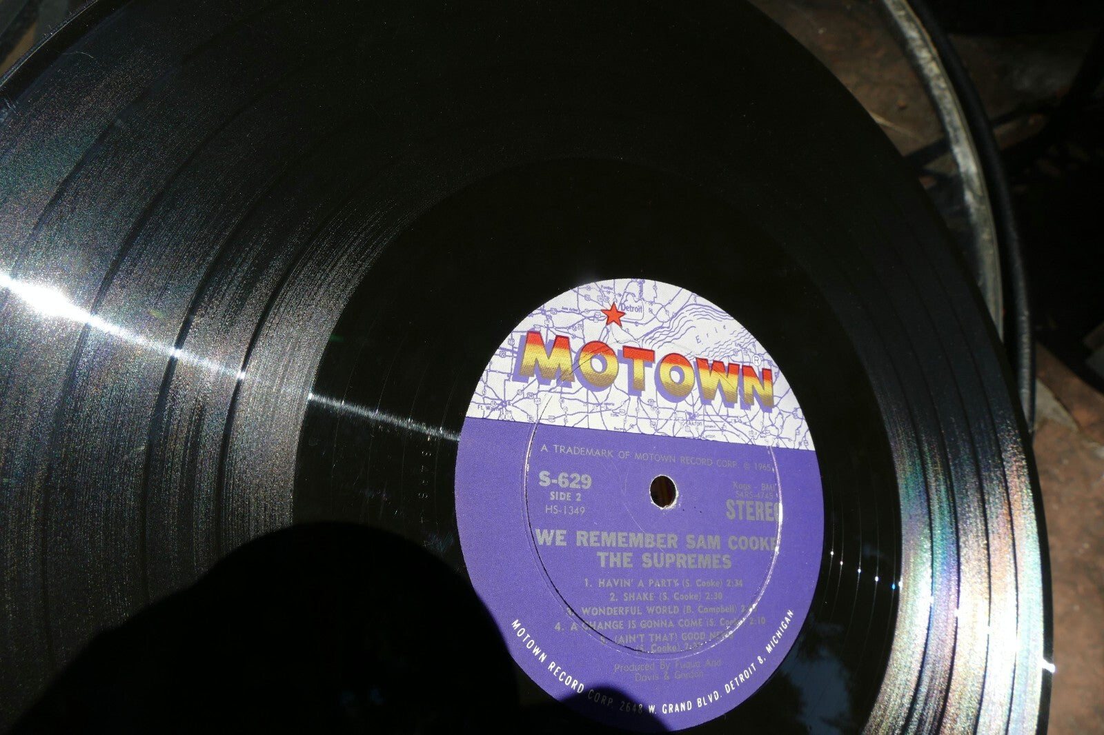 The Supremes We Remember Sam Cooke Stereo S 629 LP  1965 Motown  Records