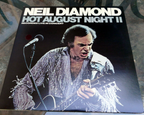Neil diamond vinyl 2lp hot august night ii live concert 1987 columbia records vg