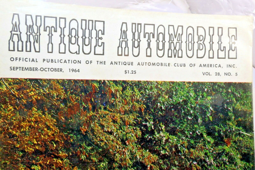 Antique automobile magazine october 1964 vol 28, no 5 car vintage