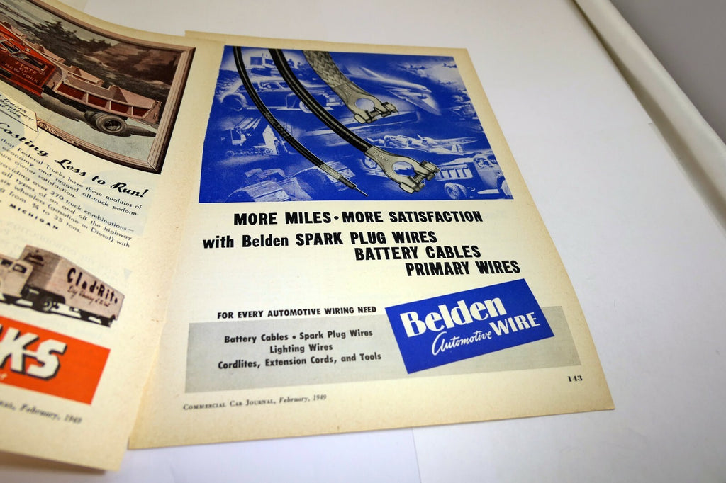 Pontiac sedan 1949 clippings review article Commercial Car Journal