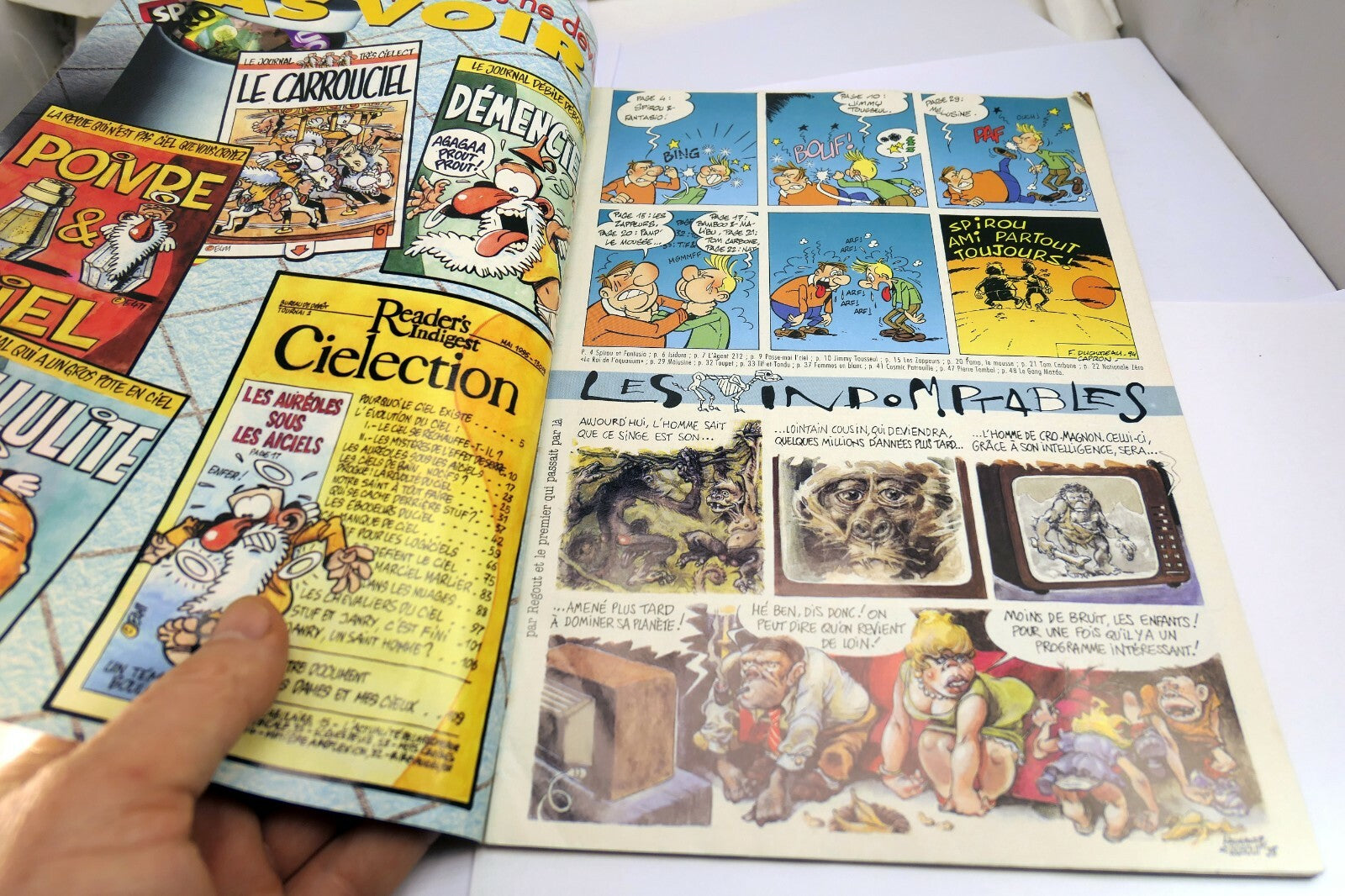 Spirou nº 2981 de 1995 tbe Les Femmes En Blanc Nationale Zero Comics French