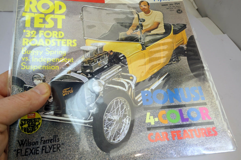 Rod & Custom August 1972 Magazine HFirst NSRA Regional '32 Ford Raodster