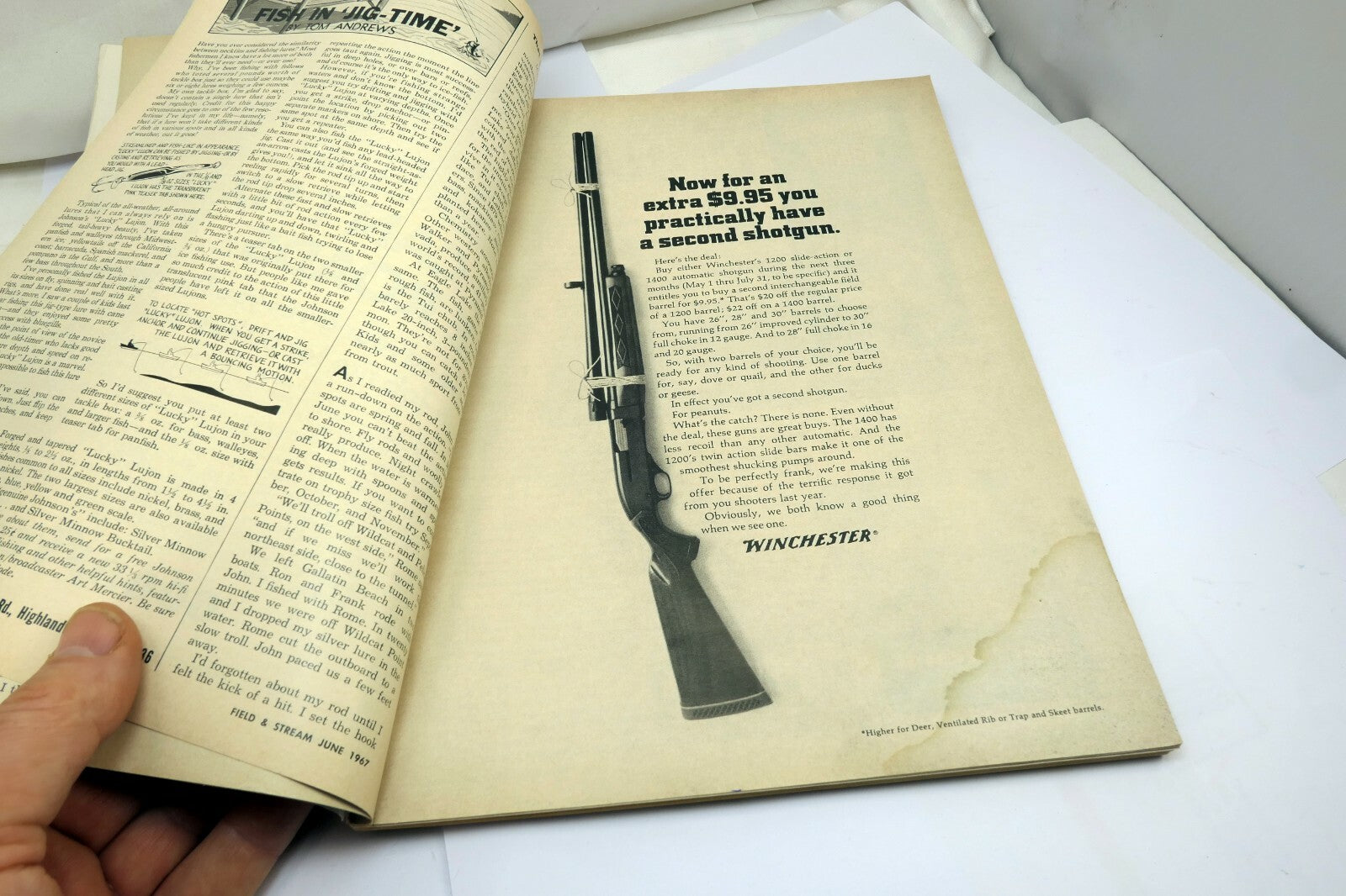 Filed & Stream Magazine June 1967 "they plan to take your GUNS AWAY" for Pilots