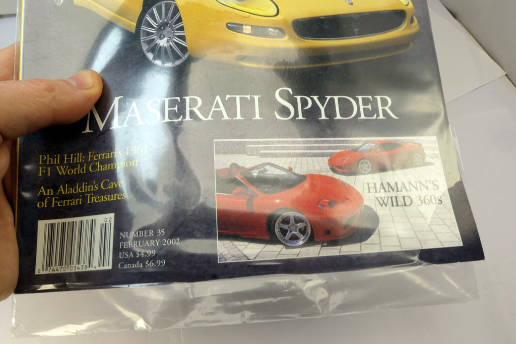 Forza Magazine about Ferrari February 2002 Hamann's Wild 360S '61 F1 World Champ