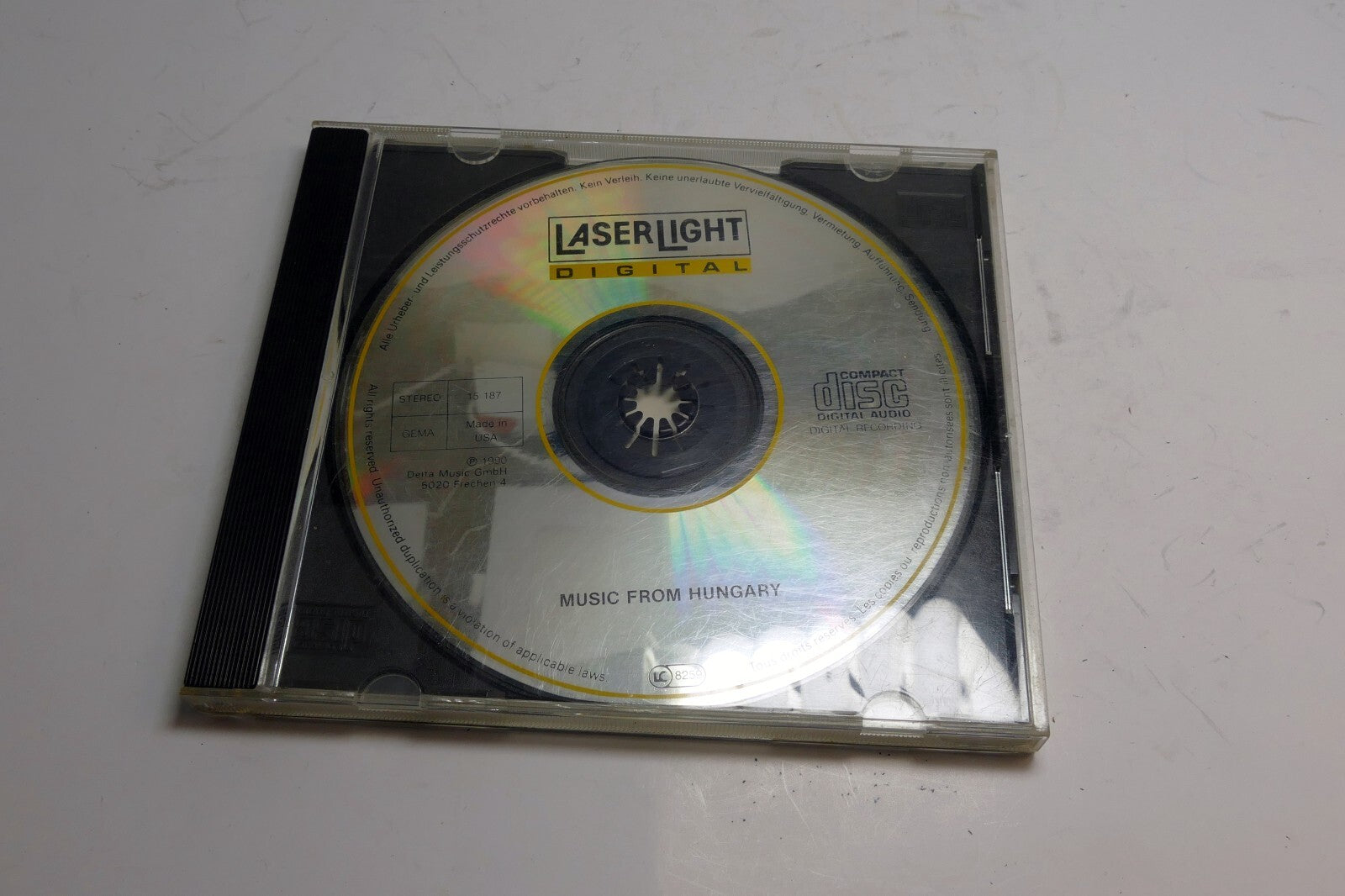 Music From Hungary CD - Lakatos, Sandor -  1990-01-23 - Delta Music  15 187