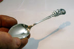 Silver Plate  Antico 100 Tea Spoon Silverware rose design floral