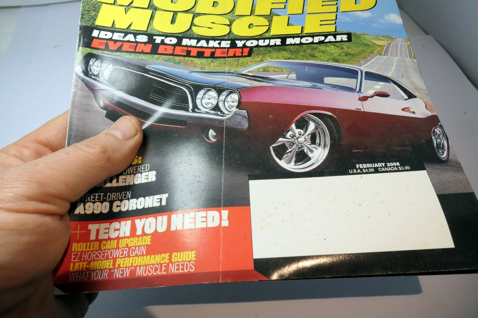 MOPAR Muscle Magazine February 2008 Modified Muscle Barn '71 HEMI Cuda 6.1L