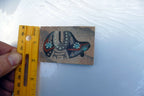 Navajo Sand Painting small 5X7.5cm Square USA  Arizona