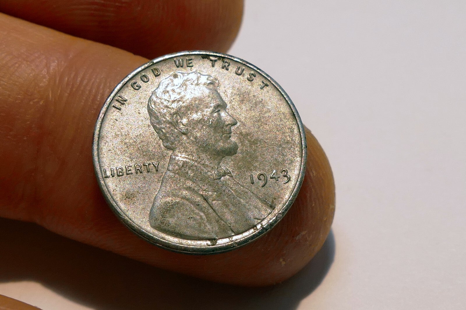 1943 Lincoln Cent 1c Steel Penny  coin