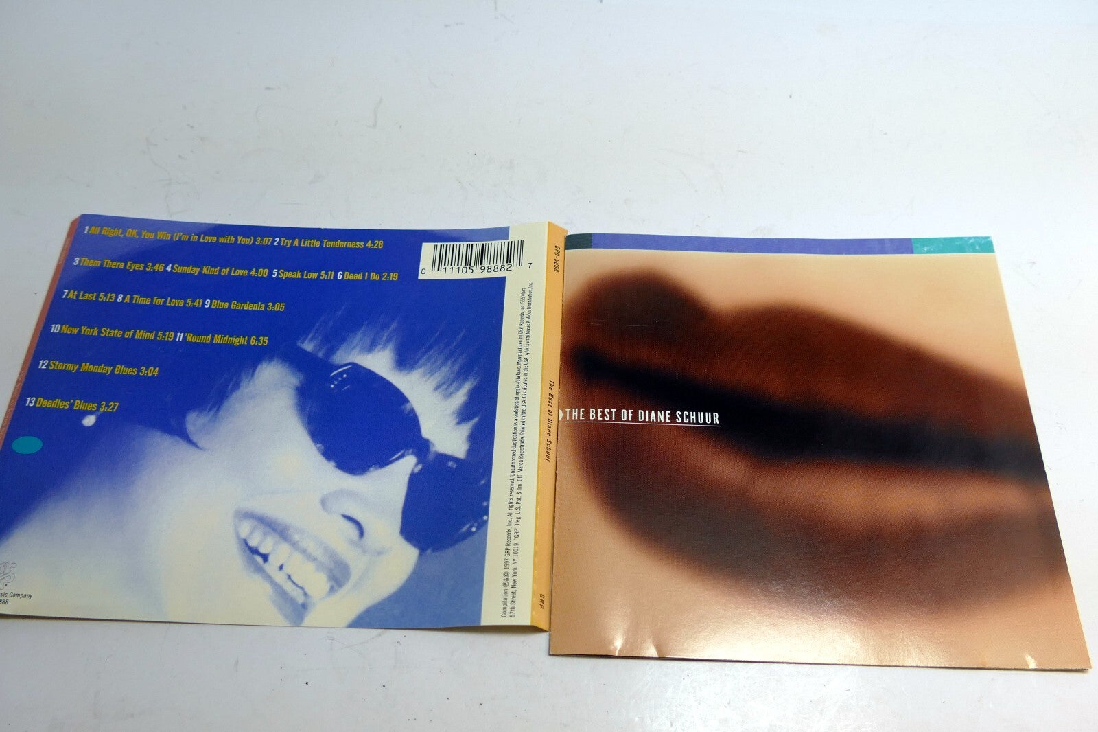 Inlay cover art only   no case or cd included diane schuur music is my life