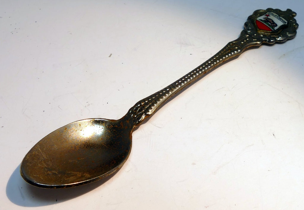 California USA Souvenir Spoon Collectible Enamaled made in Germany