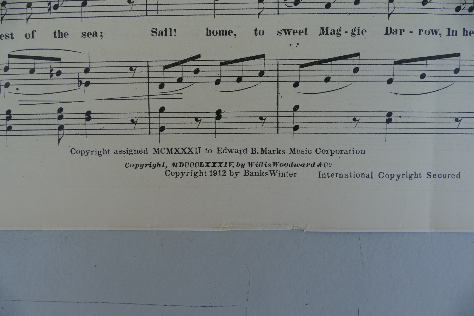 White Wings 1932 by Banks Winter, Edward B. Marks Music Co