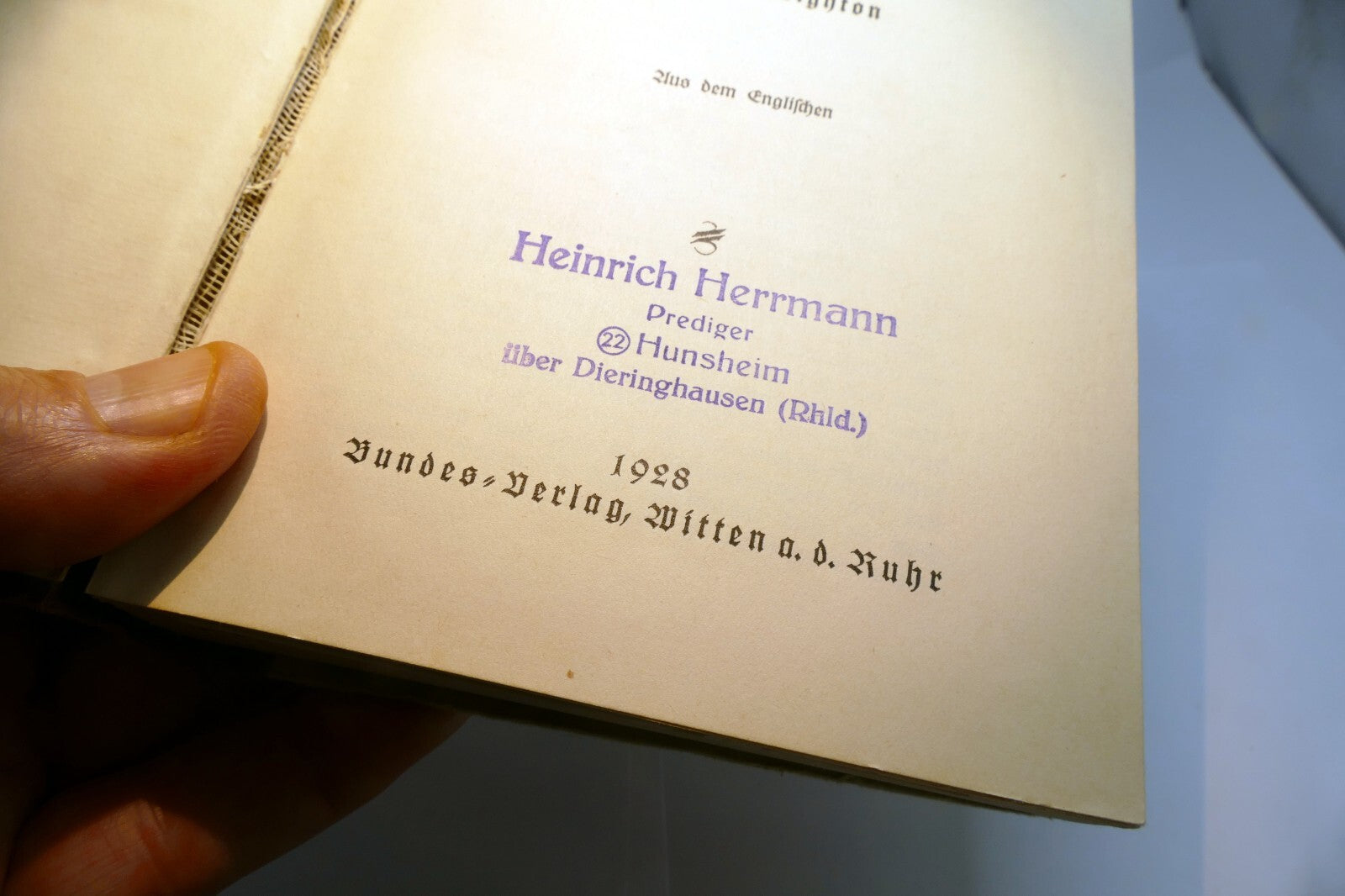 Der Erste Brief Des Petrus, Hardcover 1928