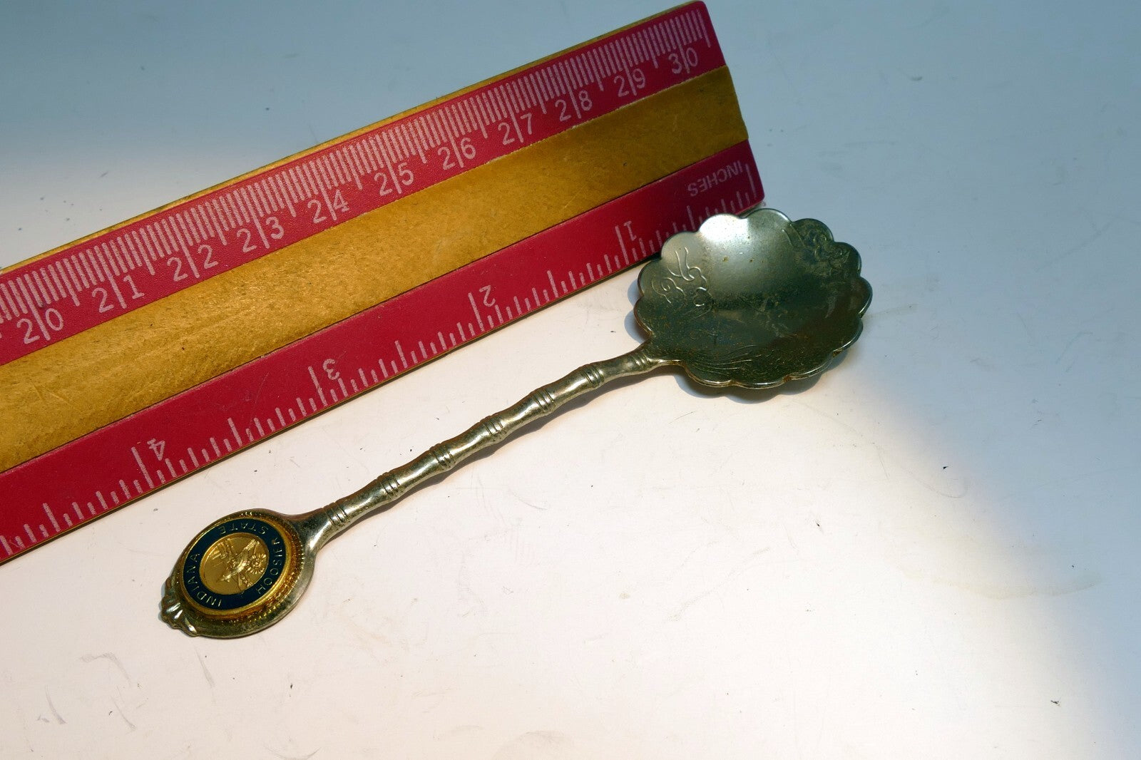 Indiana The Hoosier State Miniature Souvenir Spoon