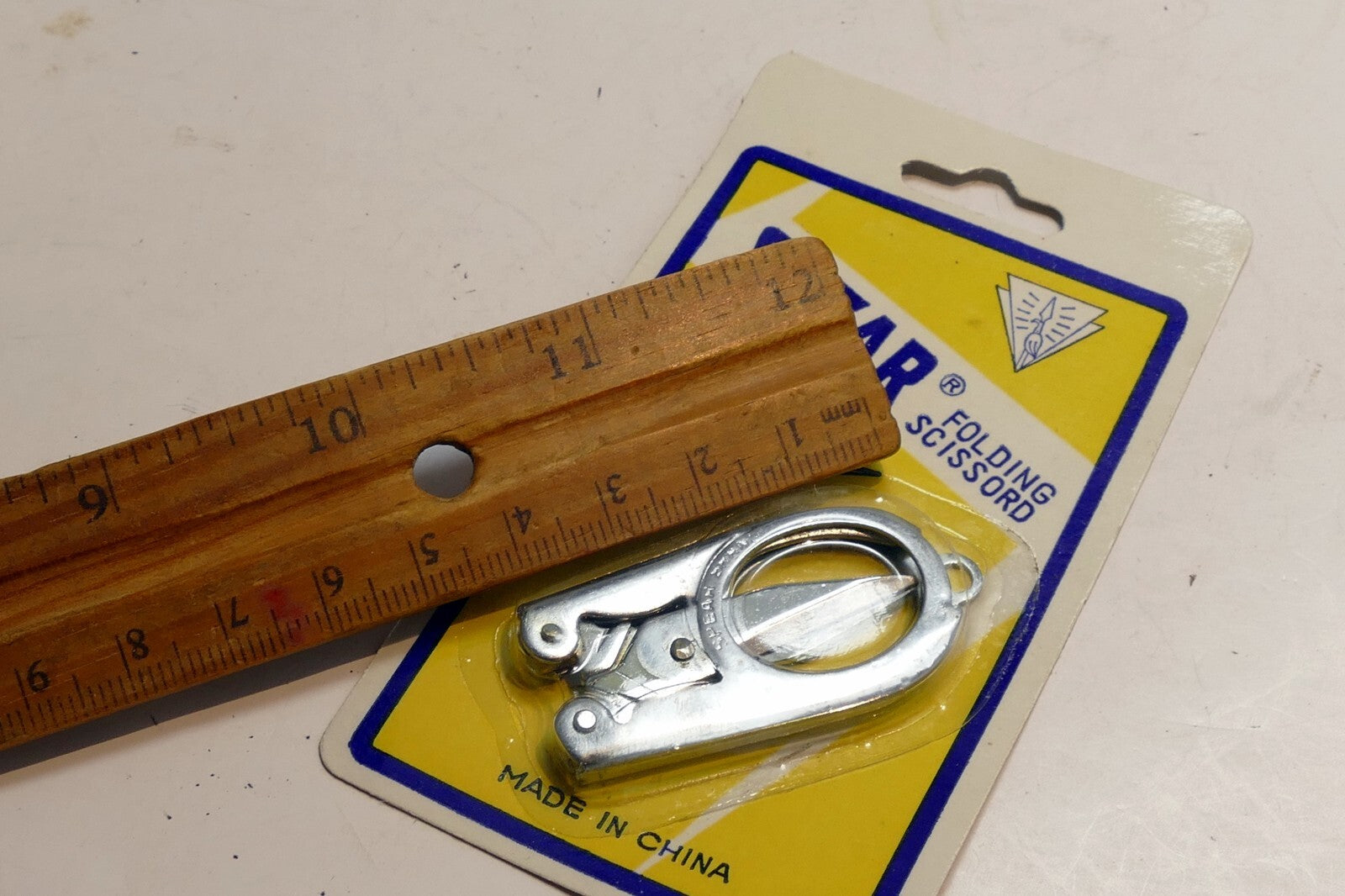 3.5" Folding Pocket Scissors Metal Sharp Durable Portable Travel  - new