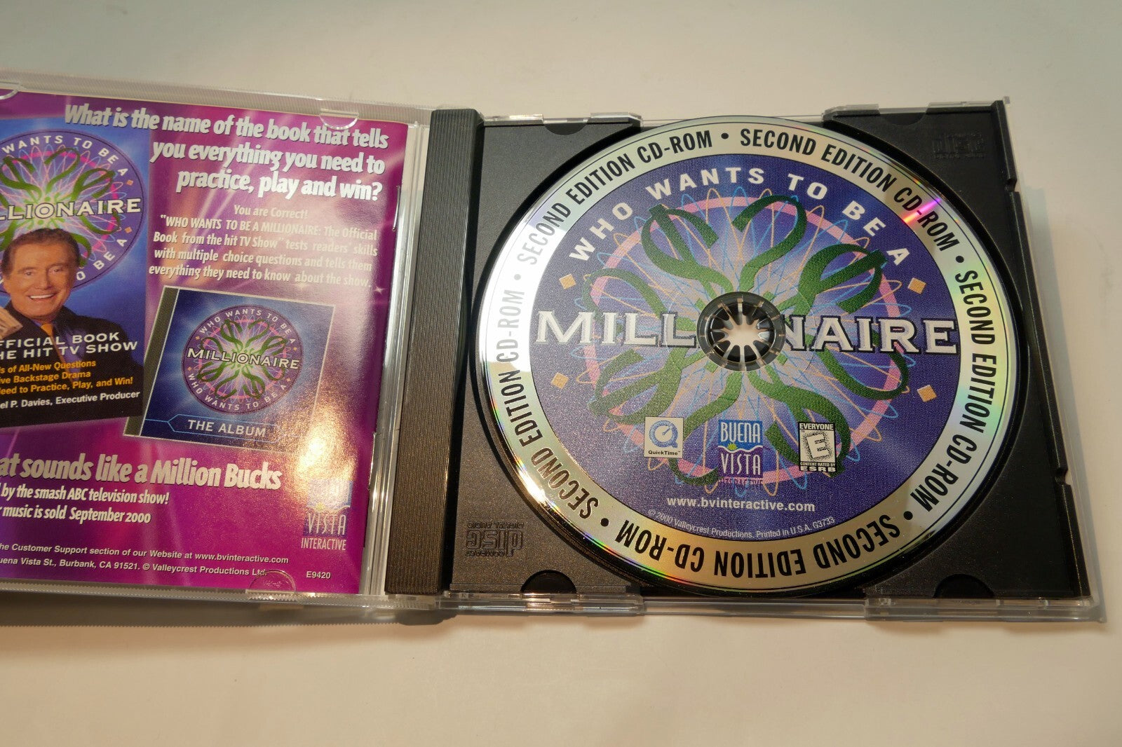 Who Wants to be a Millionaire CD ROM PC Interactive 2000 - second edition