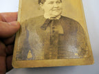 Picture of  Lady ANTIQUE Photograph 6X4" Silver Gel Print Walter's Studio 1900