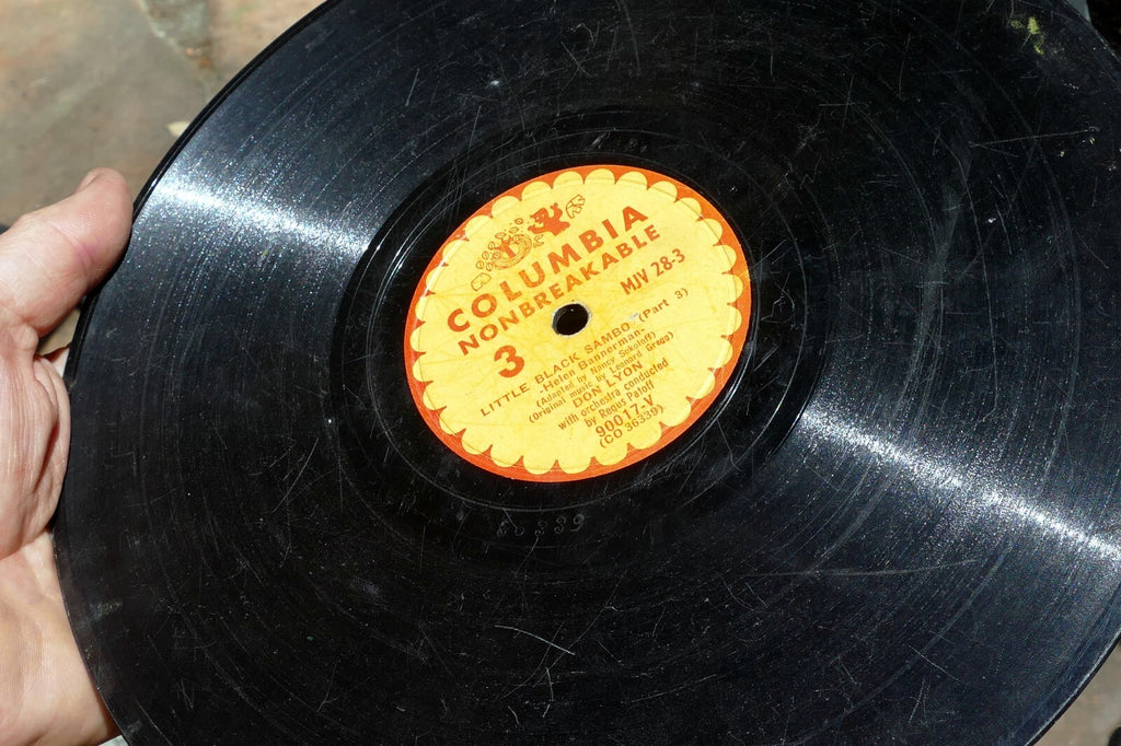 Little Sambo  Columbia Records mjv-28  78 rpm sides 2 and 3 90017-V