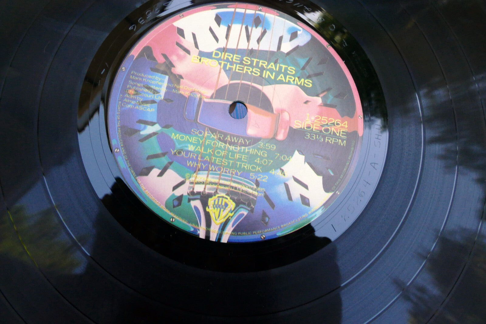 Dire Straits "Brothers in Arms" Warner Bros. Records  1- 25264 Vinyl LP  1985 or