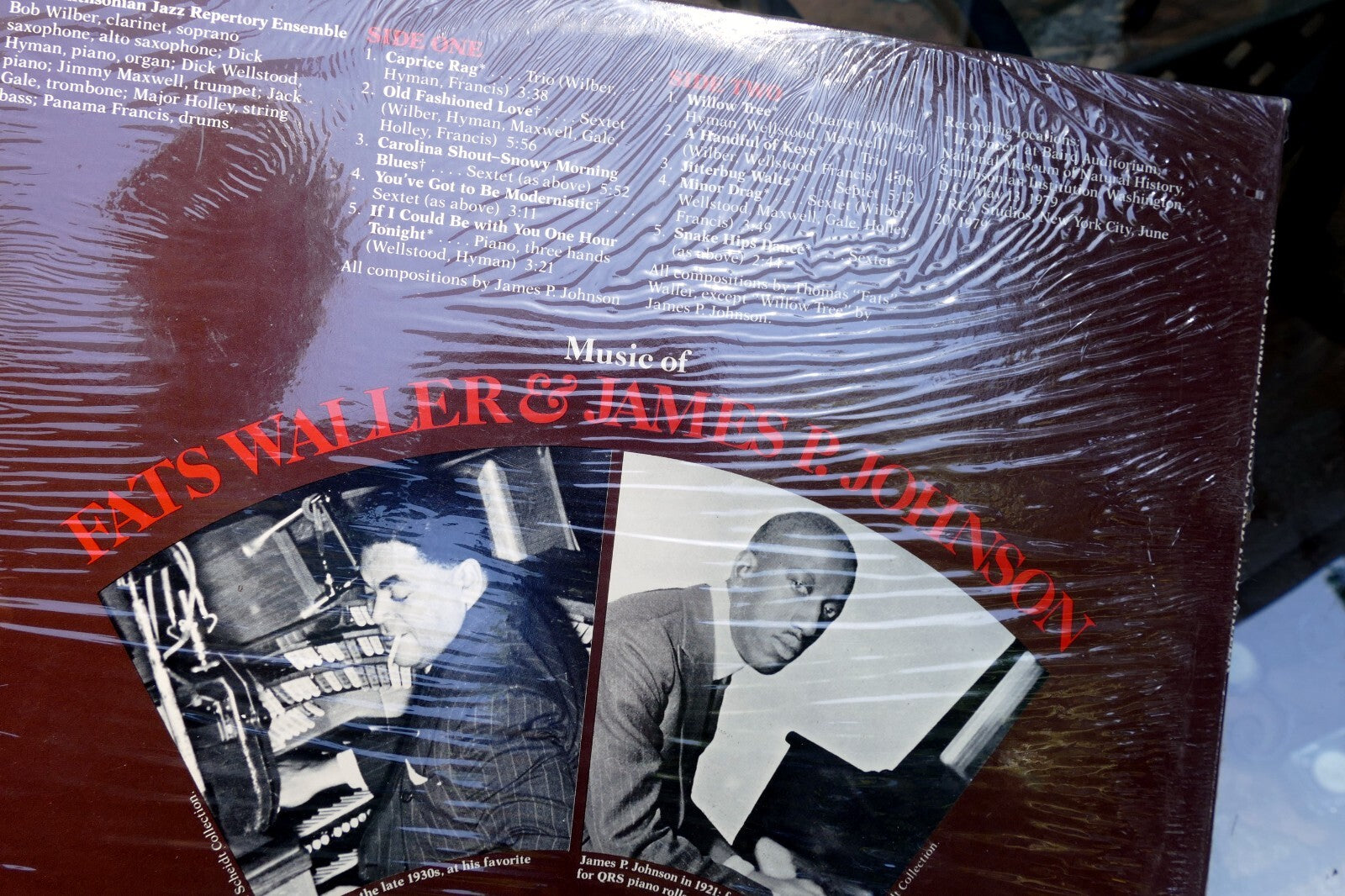 FATS WALLER JAMES P JOHNSON MUSIC LP N 021 Smithsonian Collection 1979 RCA