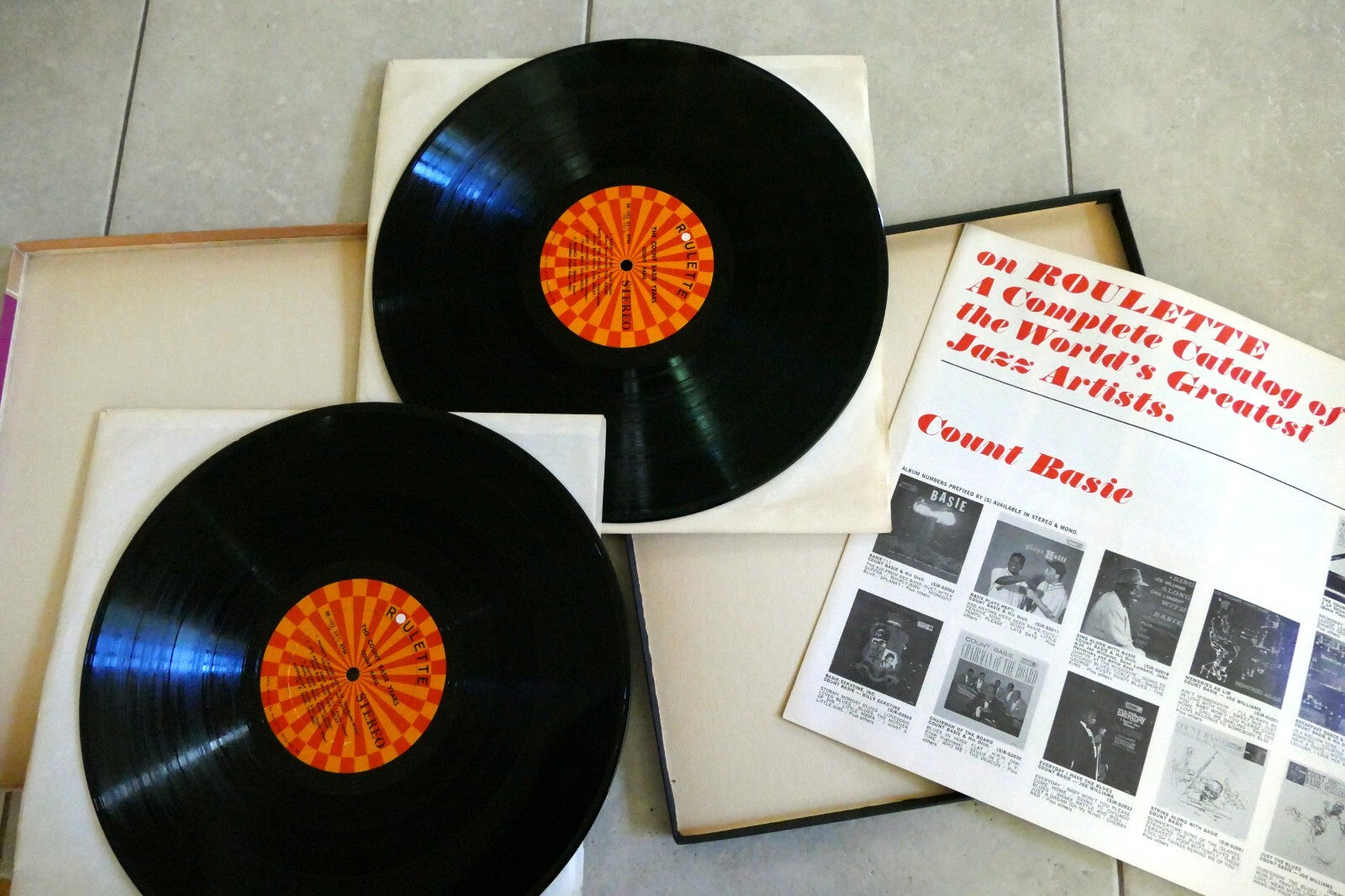 COUNT BASIE The Count Basie Years 2 LP Box Set Roulette SK-102 JAZZ 1966 33RPM