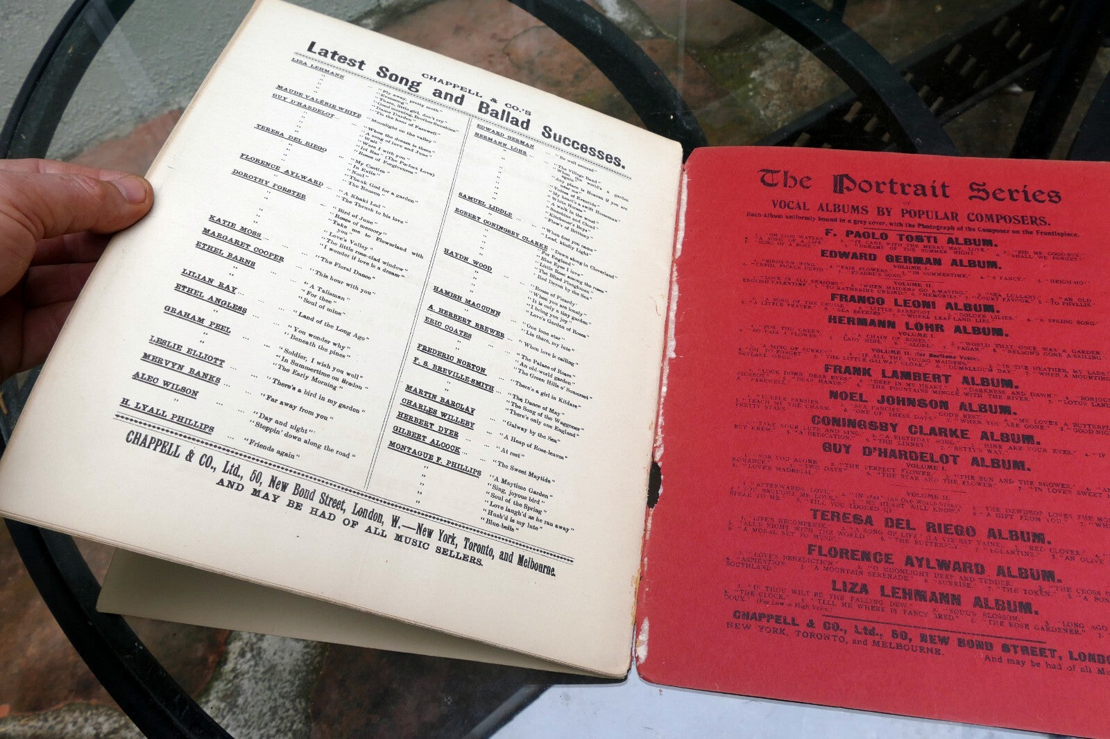 Songs of Romania - Hermann Lohr  1911 Chappell & Co. Ltd. Piano music Sheet Medi