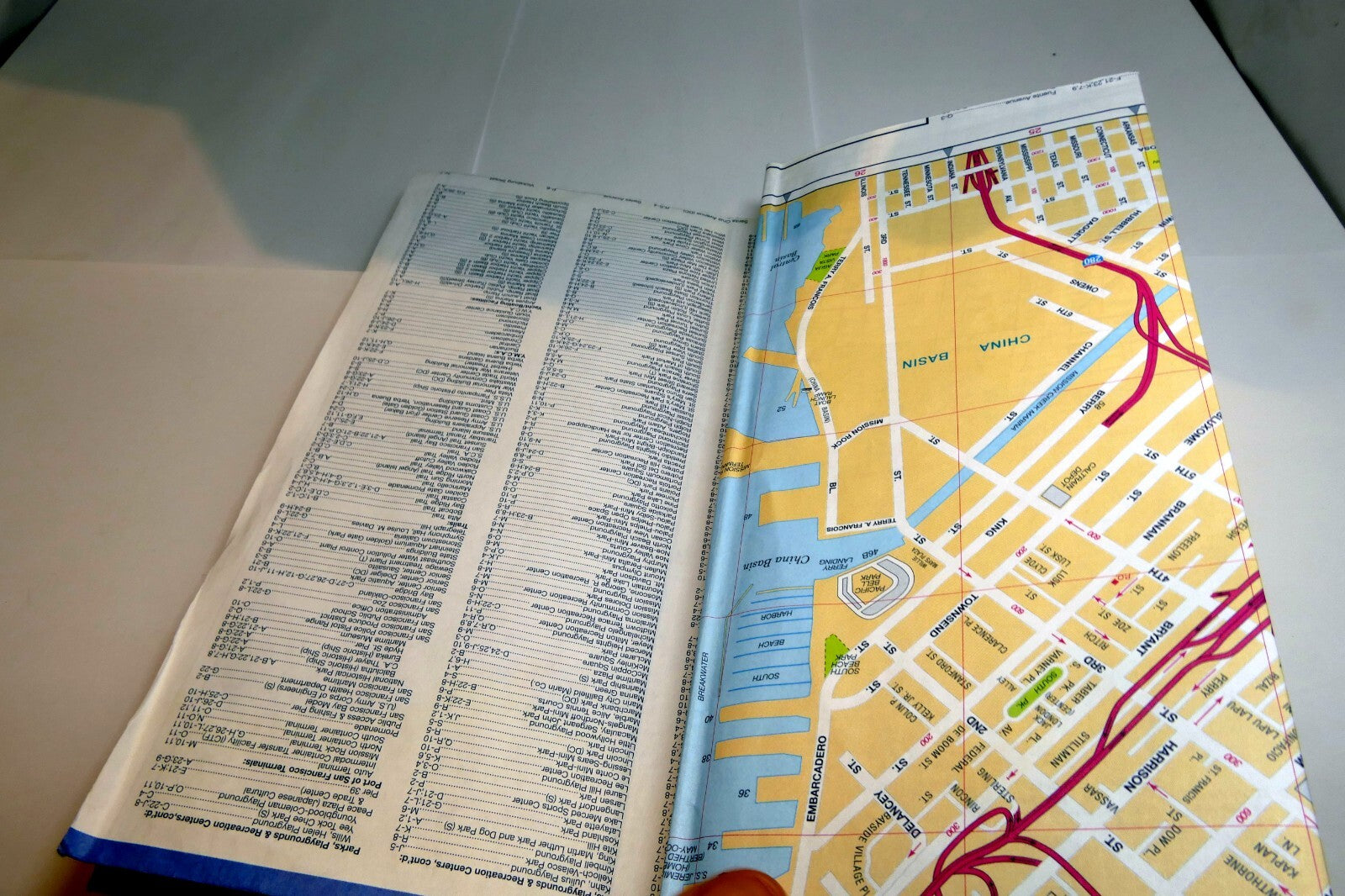 AAA SAN FRANCISCO City Series MAP Alcatraz Chinatown Golden Gate park Presidio