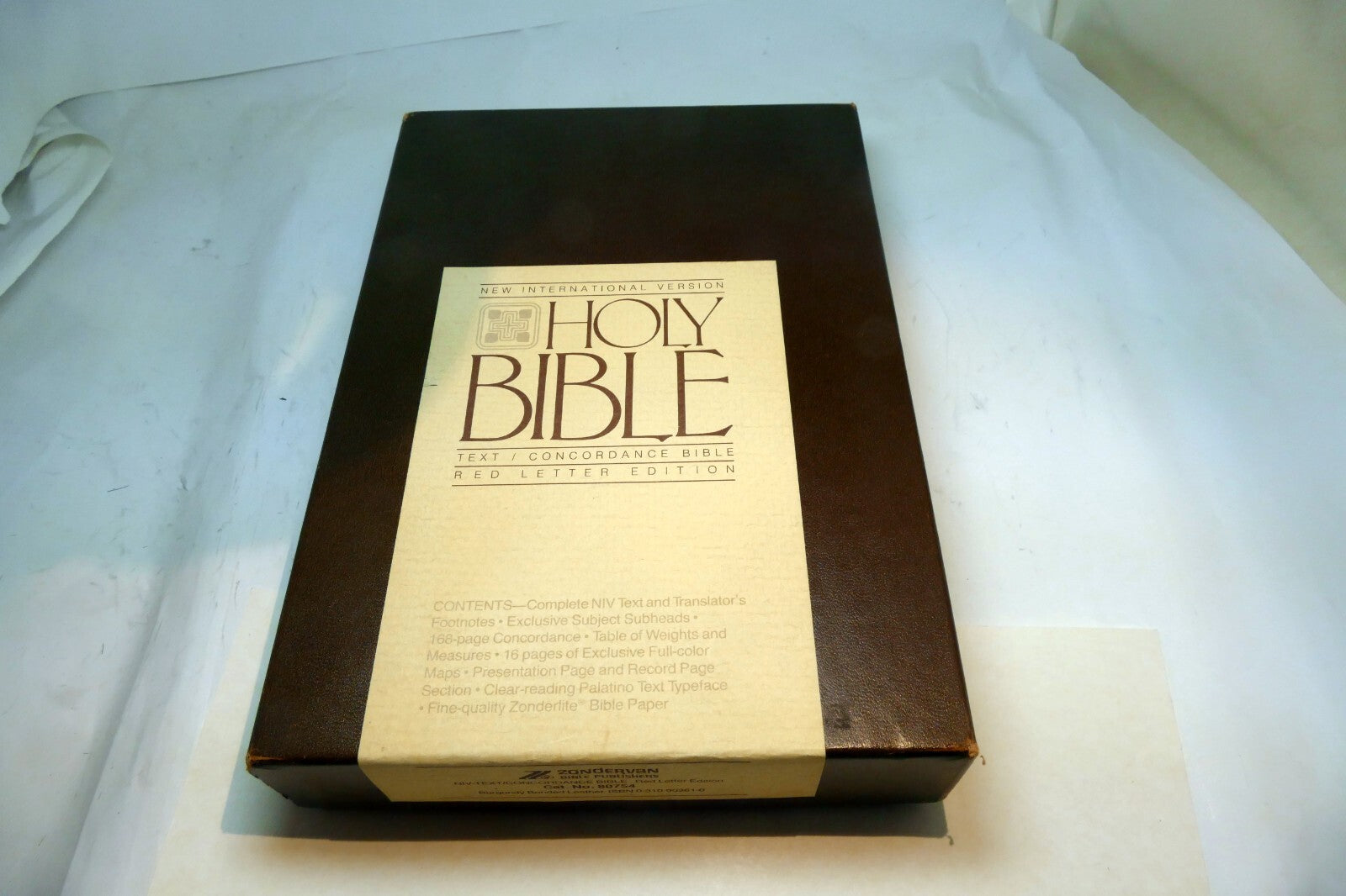 Holy Bible New International Version With Red Letter 1983 ninth print