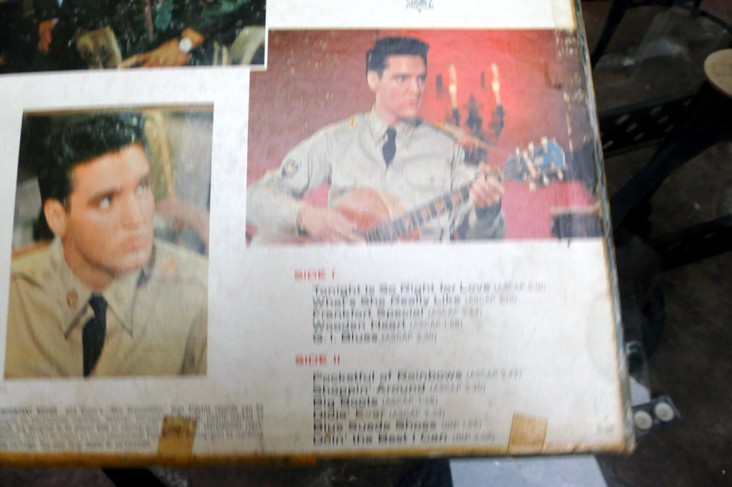 1960 Elvis Presley  – G. I. Blues LPM-2256 Mono  - ALBUM ART COVER ONLY