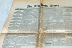 New York Times November 2,  1861 - Reprint - Civil War Reconstruction