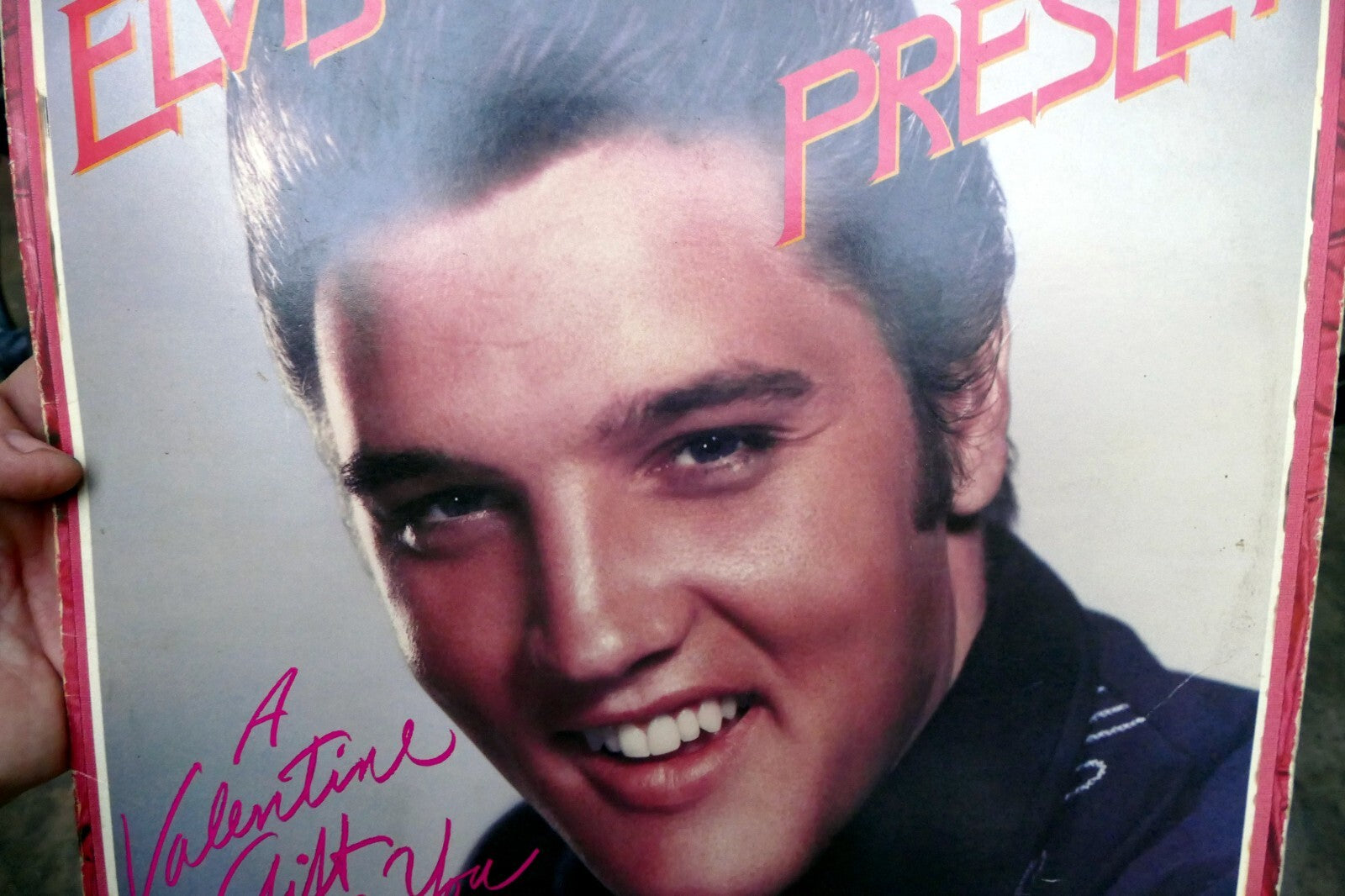 1985 elvis presley a valentine gift for you afl1 5353   vinyl album art cover only