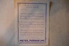 Just To Be With You To-Night 1930, by Meyer Gusman, Frank Samuels and Vin Sandry