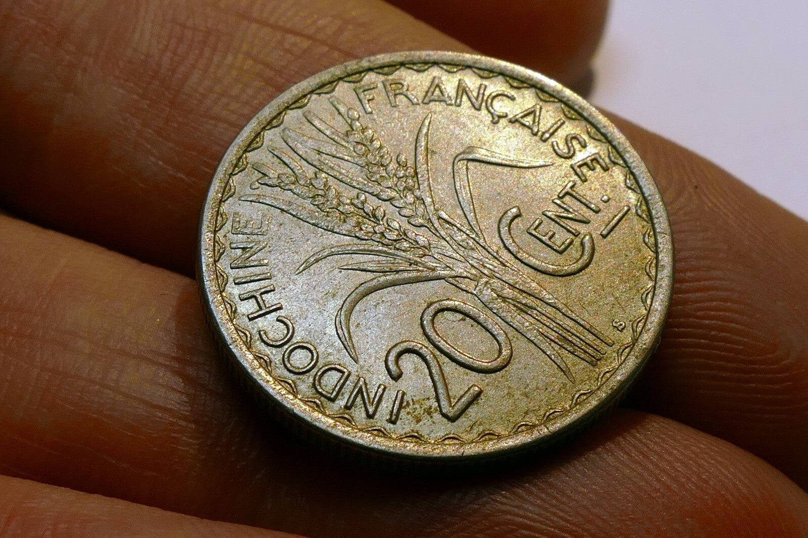 French Indo chine 1941  20 Cent  coin France