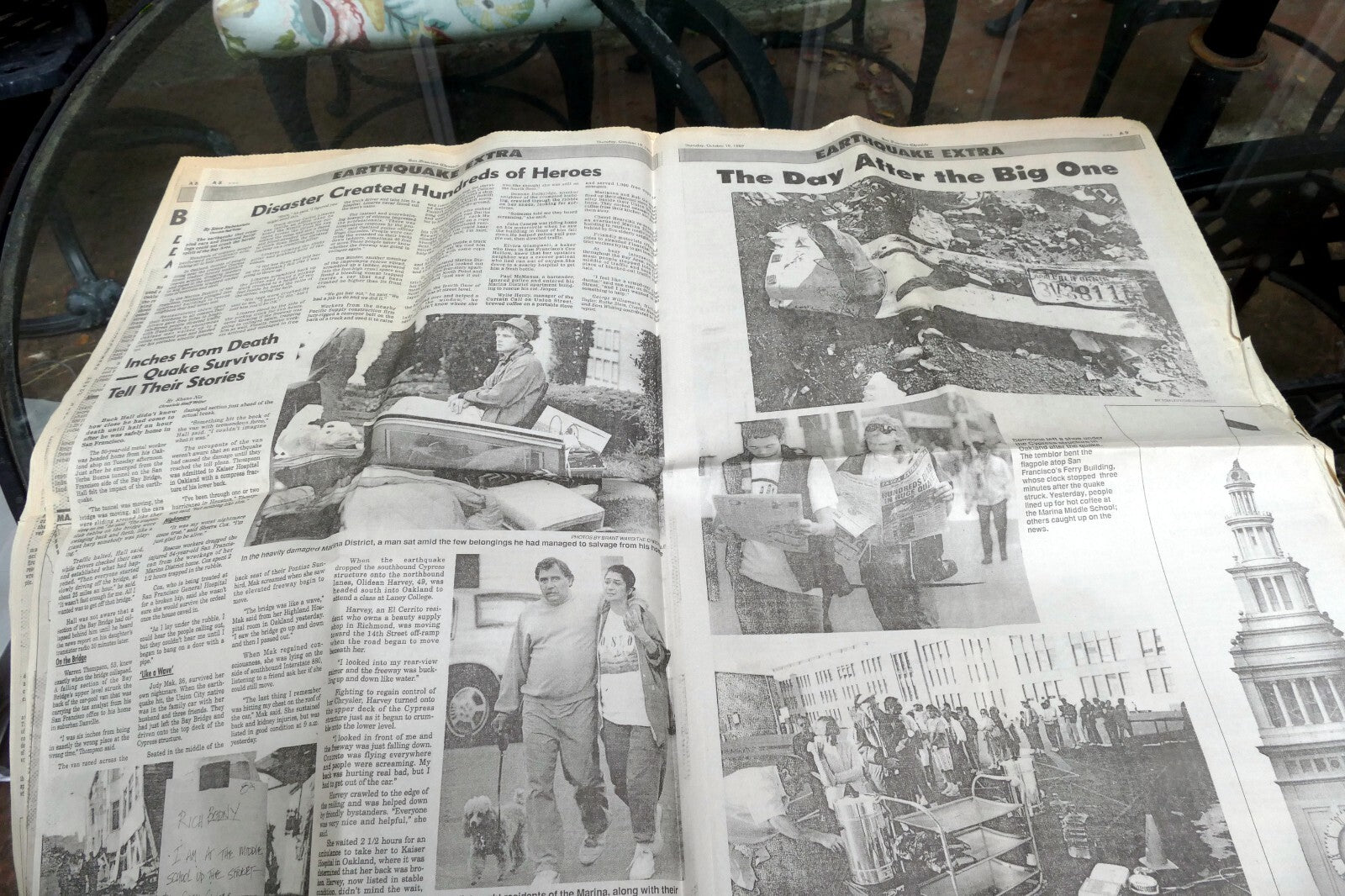 1989 San Francisco Chronicle Earthquake Oct. 19th EXTRA EXTRA bay area