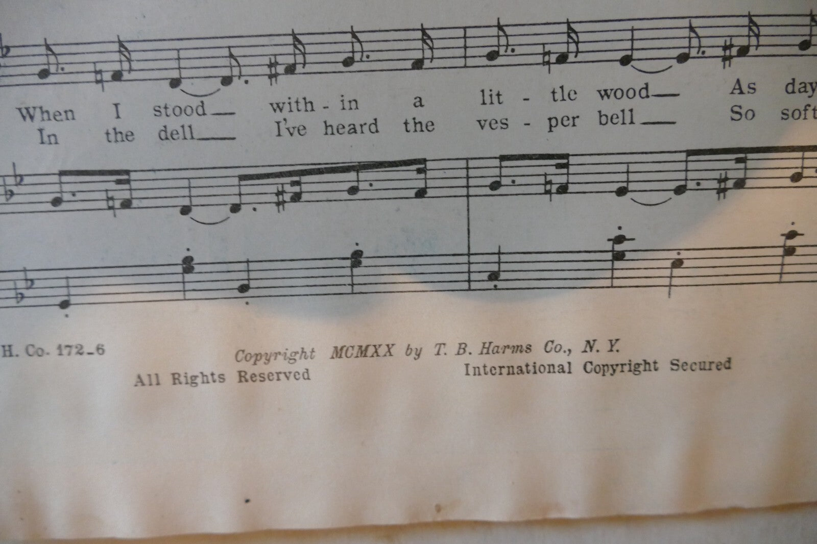 Whip-Poor-Will, 1920, from "Sally" musical, by Jerome Kern and Edward Royce