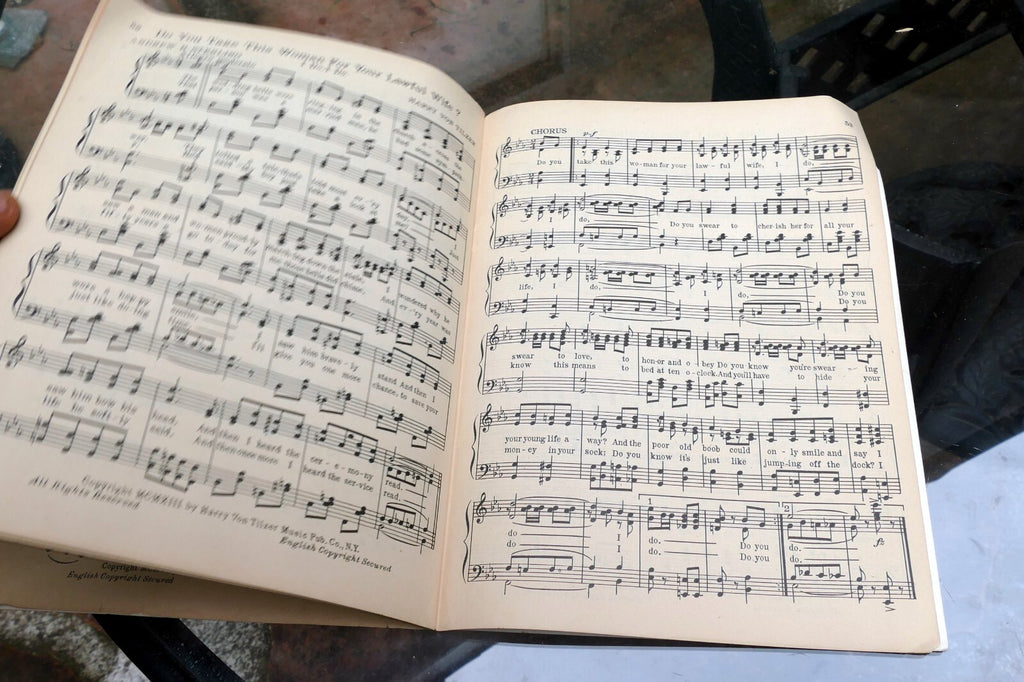 Harry Von Tilzer's Favorite Hits Songs Sheet Music 1922
