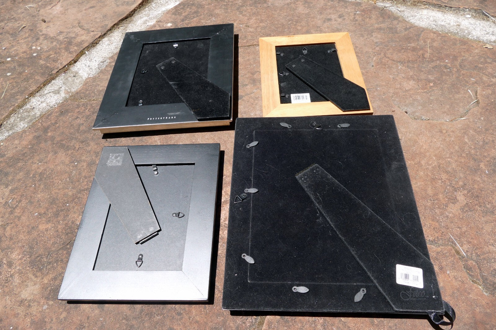 Wooden 5X7" 8X10"  Picture Photo Frame Gold  tone Black Pack of 4 mixed lot