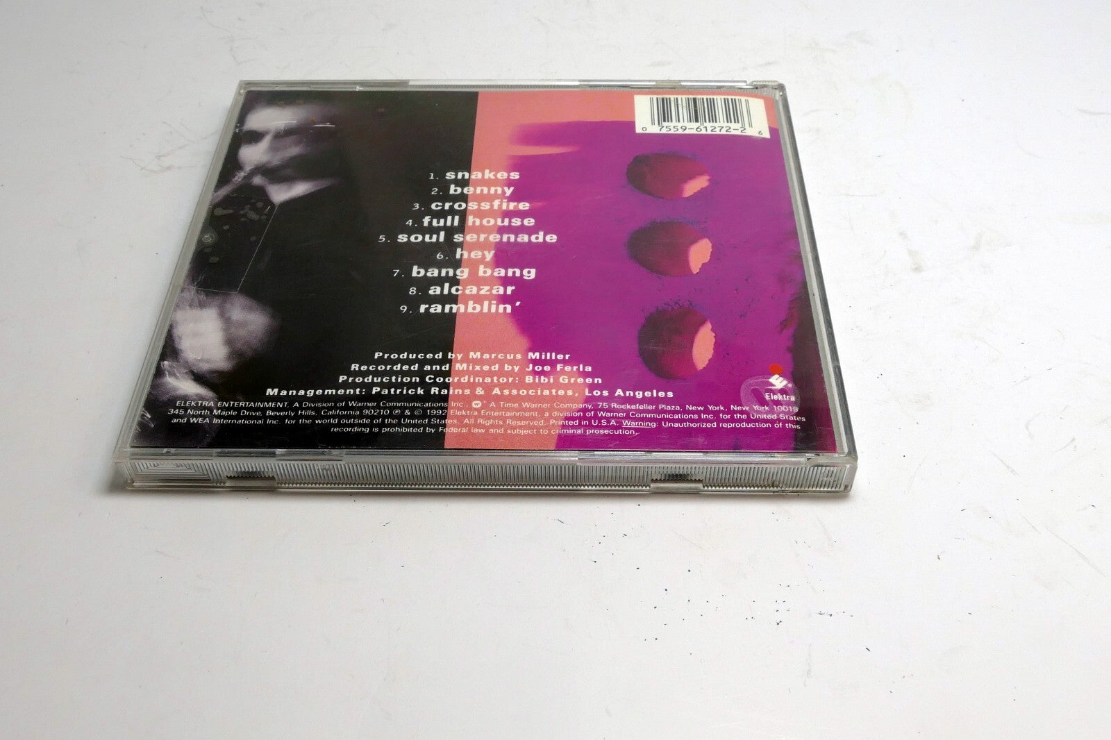 Upfront - Audio CD By David  Sanborn 9 61272-2 Elektra 1992  - VERY GOOD