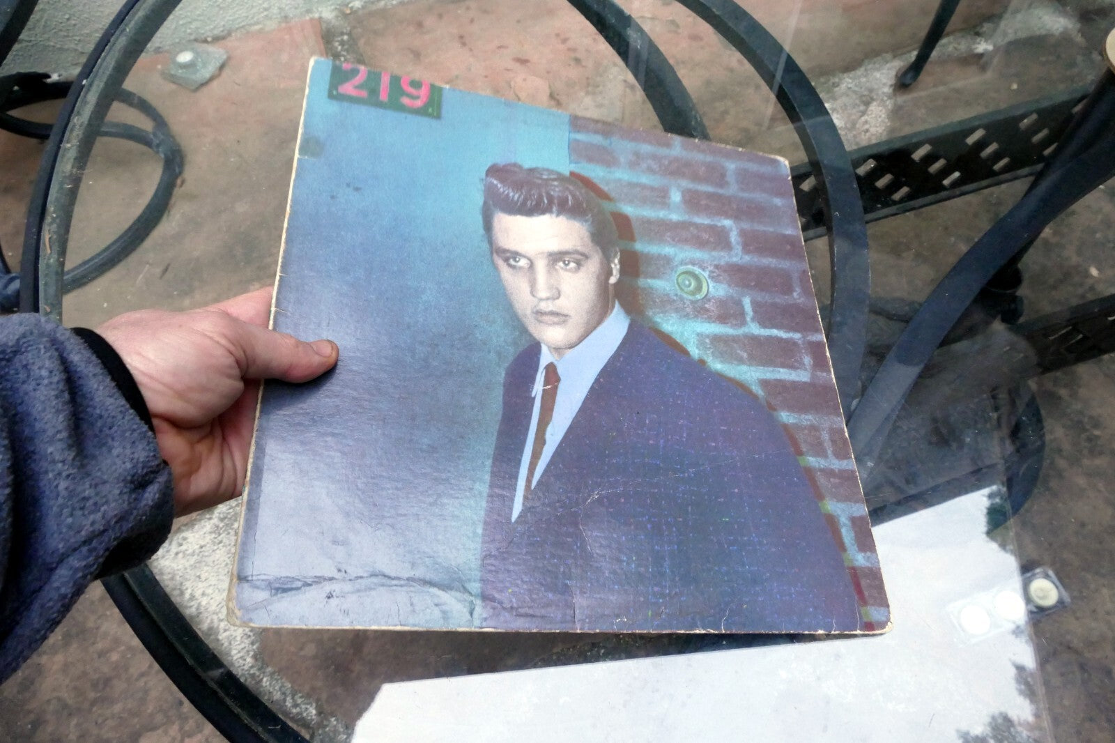 1985 Elvis Presley Reconsider Baby AFL1-5418  -  ALBUM ART COVER ONLY