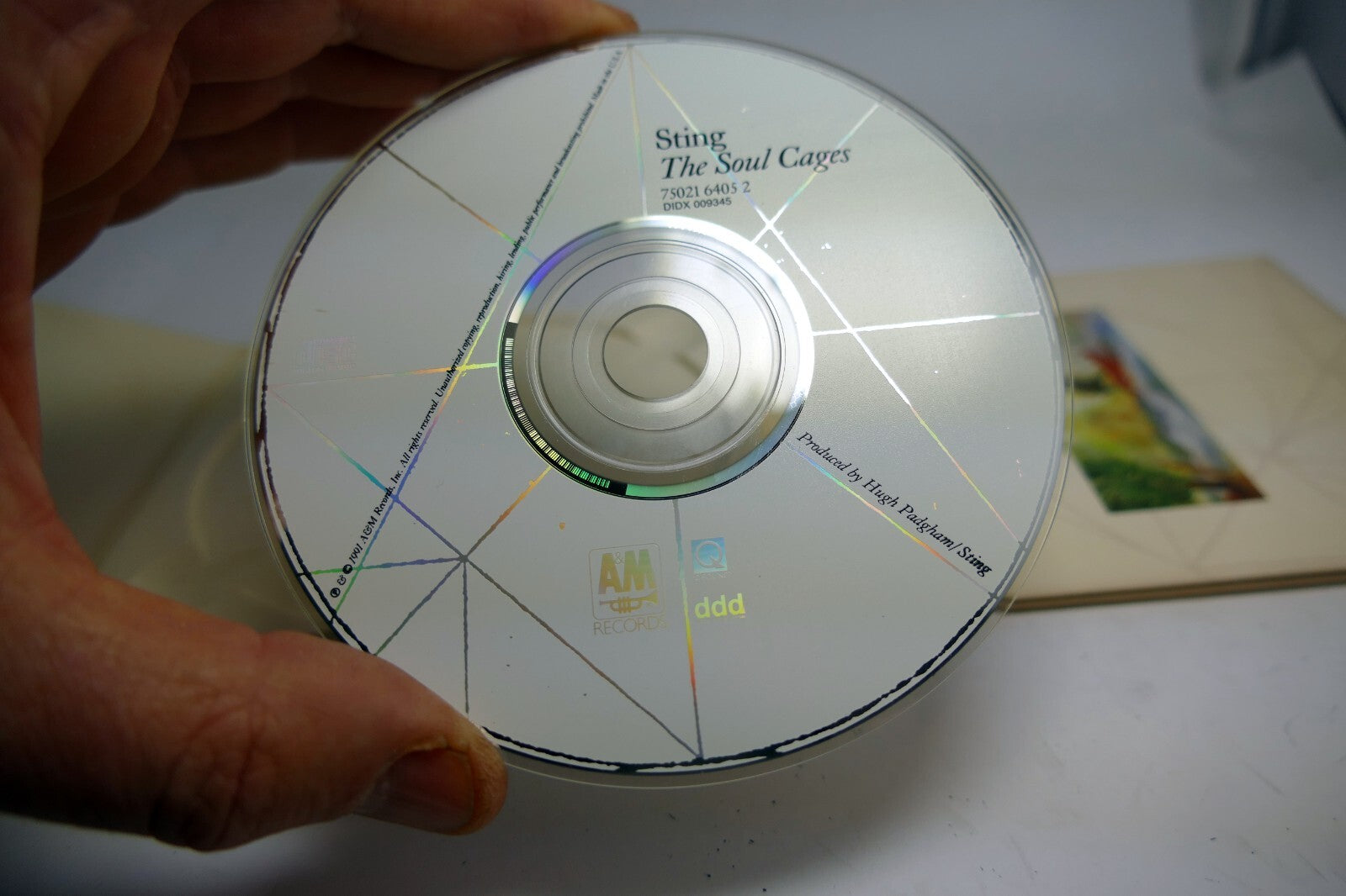 STING- The Soul Cages CD  Music Audio  A&M Records 75021 6405 2