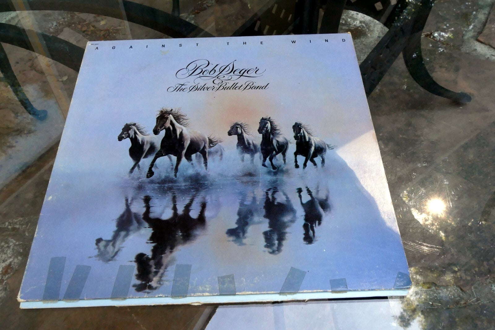 BOB SEGER AGAINST THE WIND LP Vinyl SOO 12041 1980 Original Capitol Records