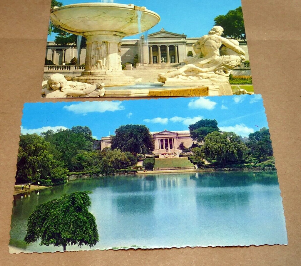 Unposted postcard from cleveland ohio museum of art 1975