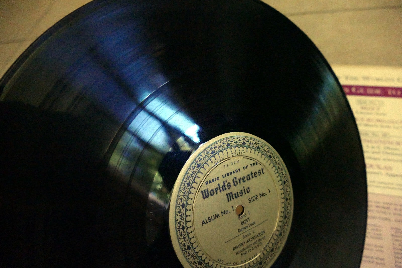 Basic Library WORLDS GREATEST Music 1958 LP Rimsky-Korsakov Rachmaninoff Album 1
