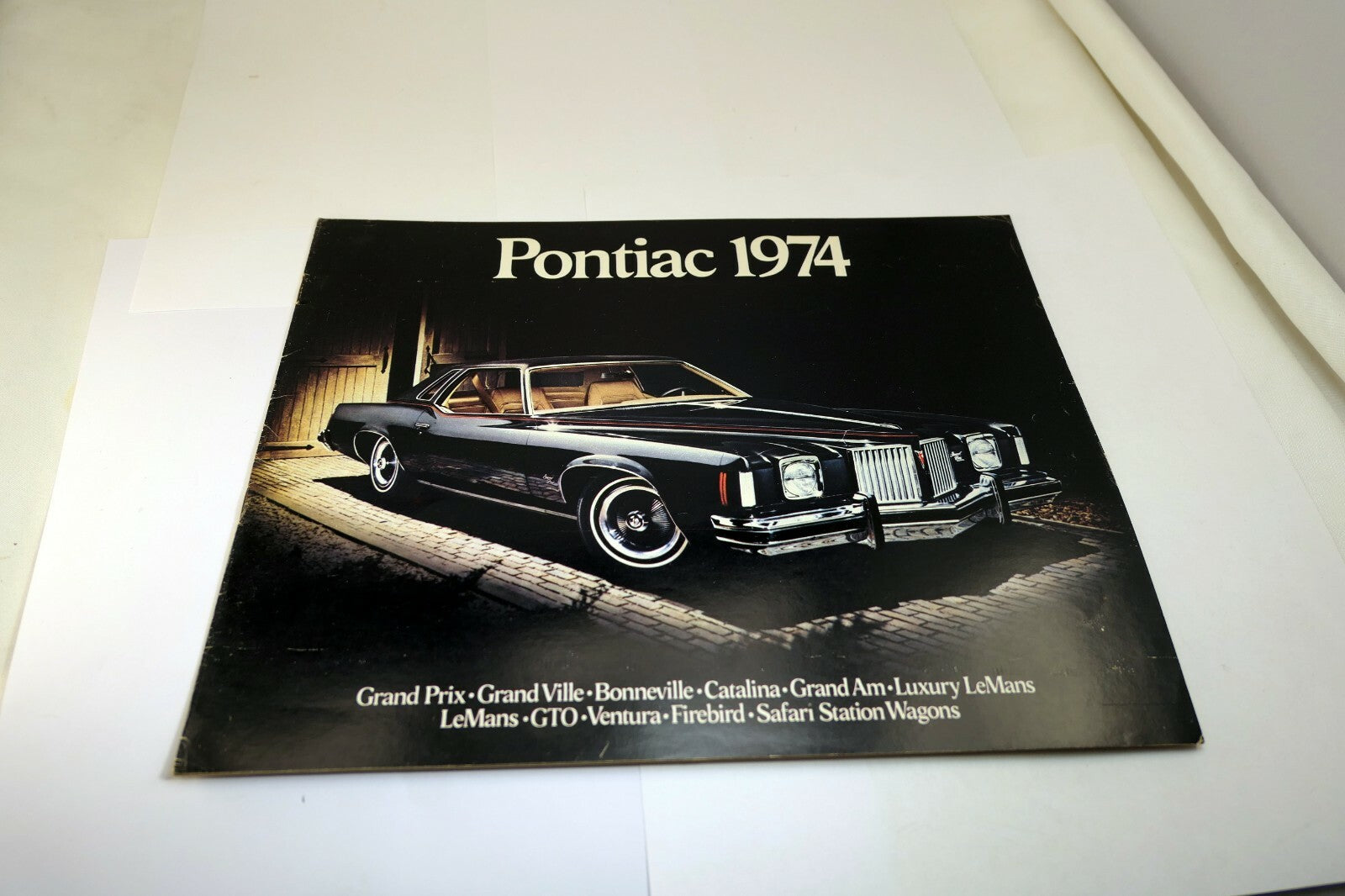 Pontiac 1974 Dealership Car advertisement ad Sales Brochure