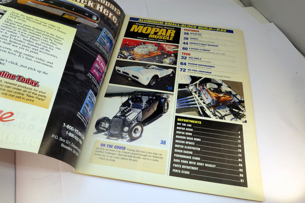 MOPAR Muscle Magazine October 2004 '65 Hemi Road Racer '57-59 Imperial History