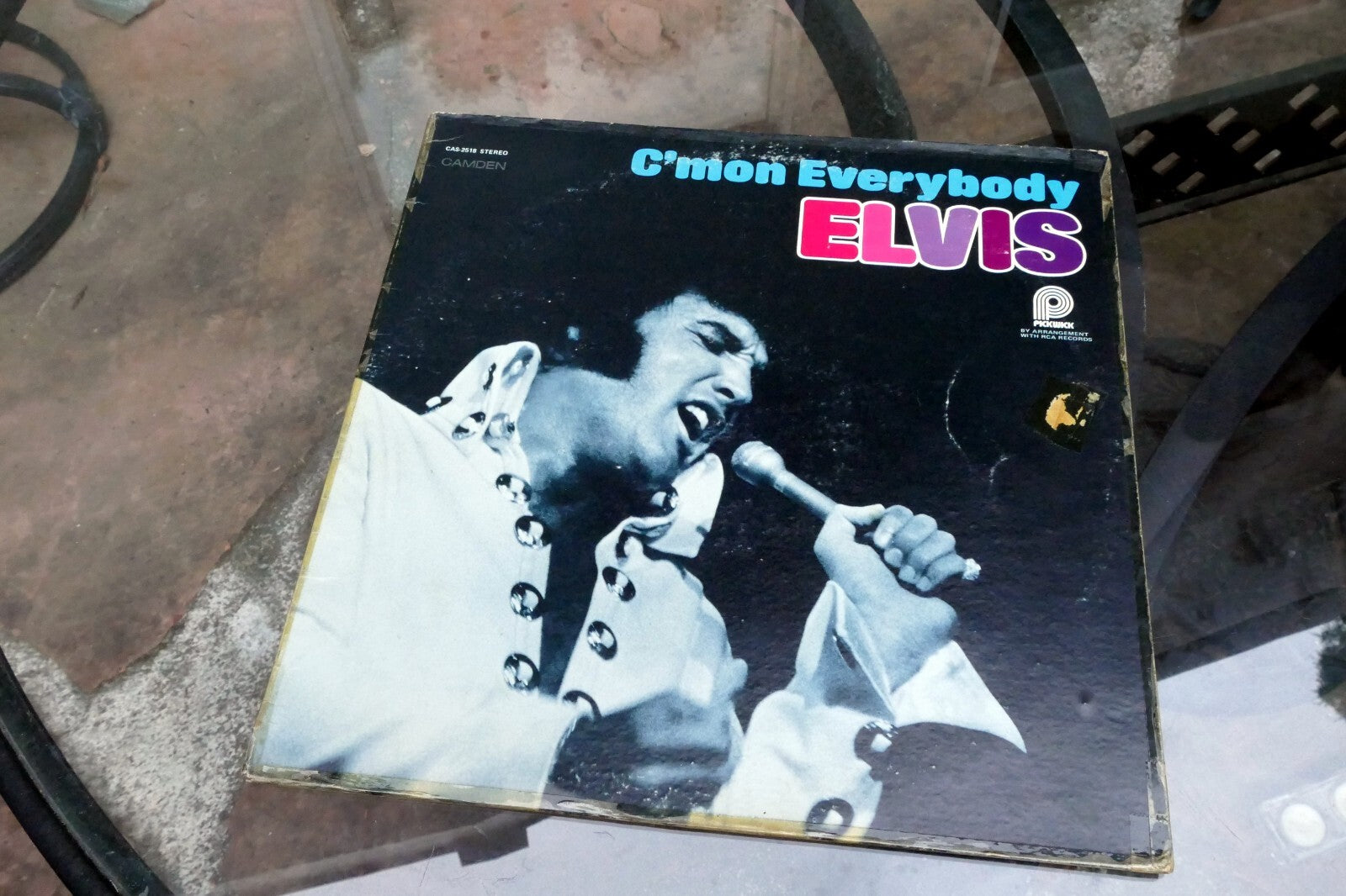 1971 Elvis Presley C'mon Everybody CAS-2518 Pickwick - ALBUM ART COVER ONLY