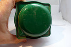 Empty Tin Box Tea can cookie 4X4X4" with Teddy Bear family  Christmas presents