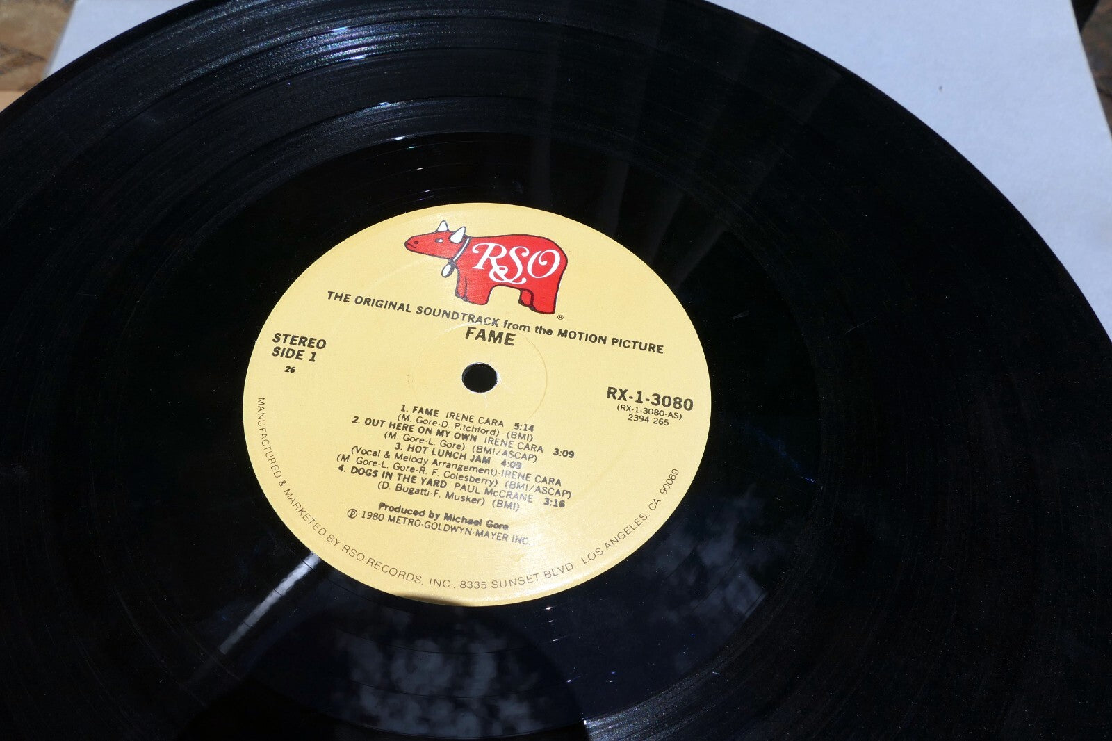 FAME - Original Soundtrack - Vinyl LP  1980  MGM  RX-1-3080 Alan Parker