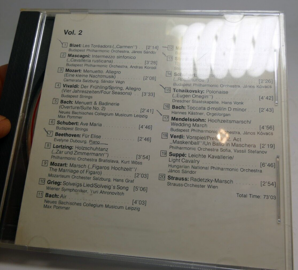 100 meisterwerke masterpieces vol. 1 classical music delta 1988 rossini straus music cd
